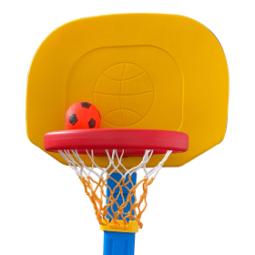XGL001 Children's outdoor indoor basketball frame toy sports red yellow and blue adjustable height