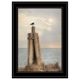 "Birds Eye View" By Lori Deiter, Ready to Hang Framed Print, Black Frame