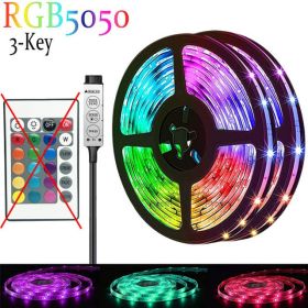 RGB Color-changing 5V Magic USB Light Strip (Option: 50503Key-30M)