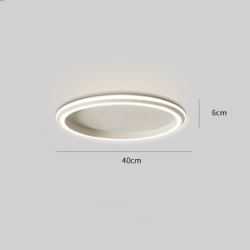 Fashion Minimal Room Lamp Bedroom Creativity (Option: Tricolor dimming-40cm)