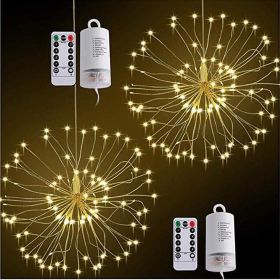Indoor Light String Outdoor Waterproof Christmas Decoration Light (Option: Warm White-8style)