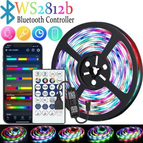 RGB Color-changing 5V Magic USB Light Strip (Option: WS2812b BHT IR-30M)