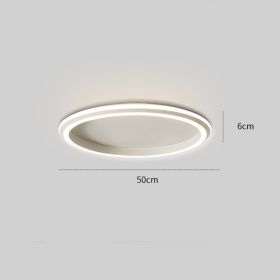 Fashion Minimal Room Lamp Bedroom Creativity (Option: Tricolor dimming-50cm)