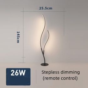 Fashion Twig Artistic Line Floor Lamp (Option: Black-Stepless dimming-UK)