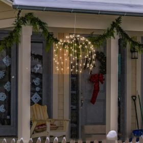 Christmas Decoration LED Lighting Fashion (Option: Warm lamp-40x40cm)